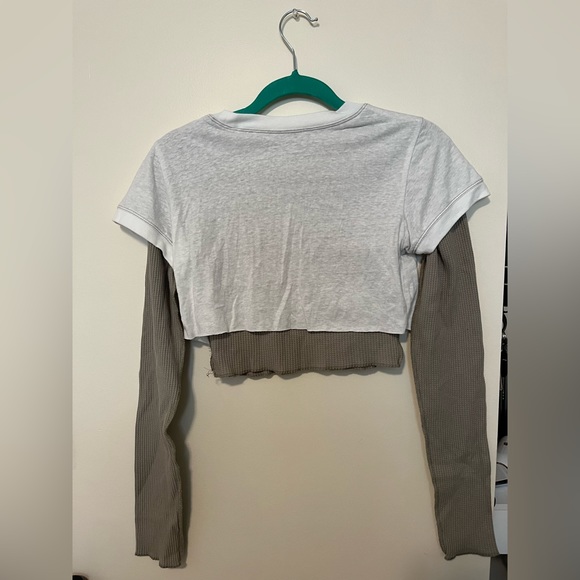 BDG Mason Layered Long Sleeve Top - Picture 5 of 7